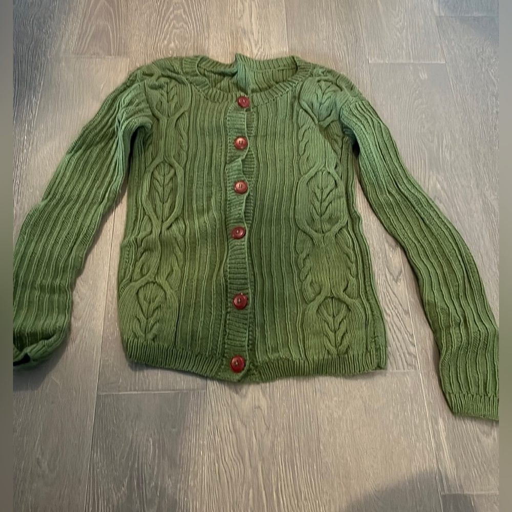 Handmade knit cardigan